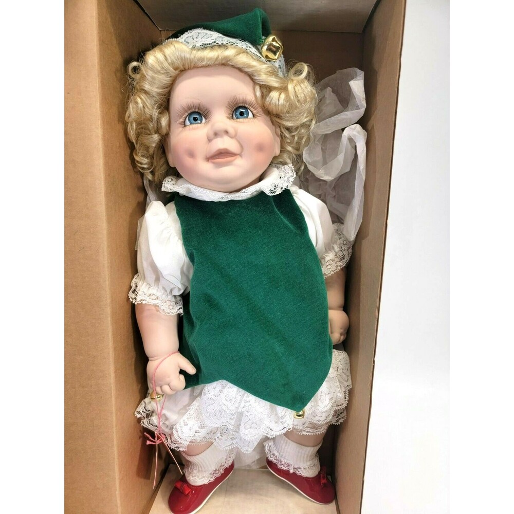 Legacy Dolls Christmas Daisy #1317/2500 Terri DeHetre 22" Porcelain Doll NEW NIB